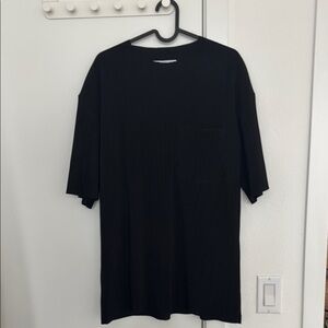 Zara Black Casual Shirt (Issey Miyake style)